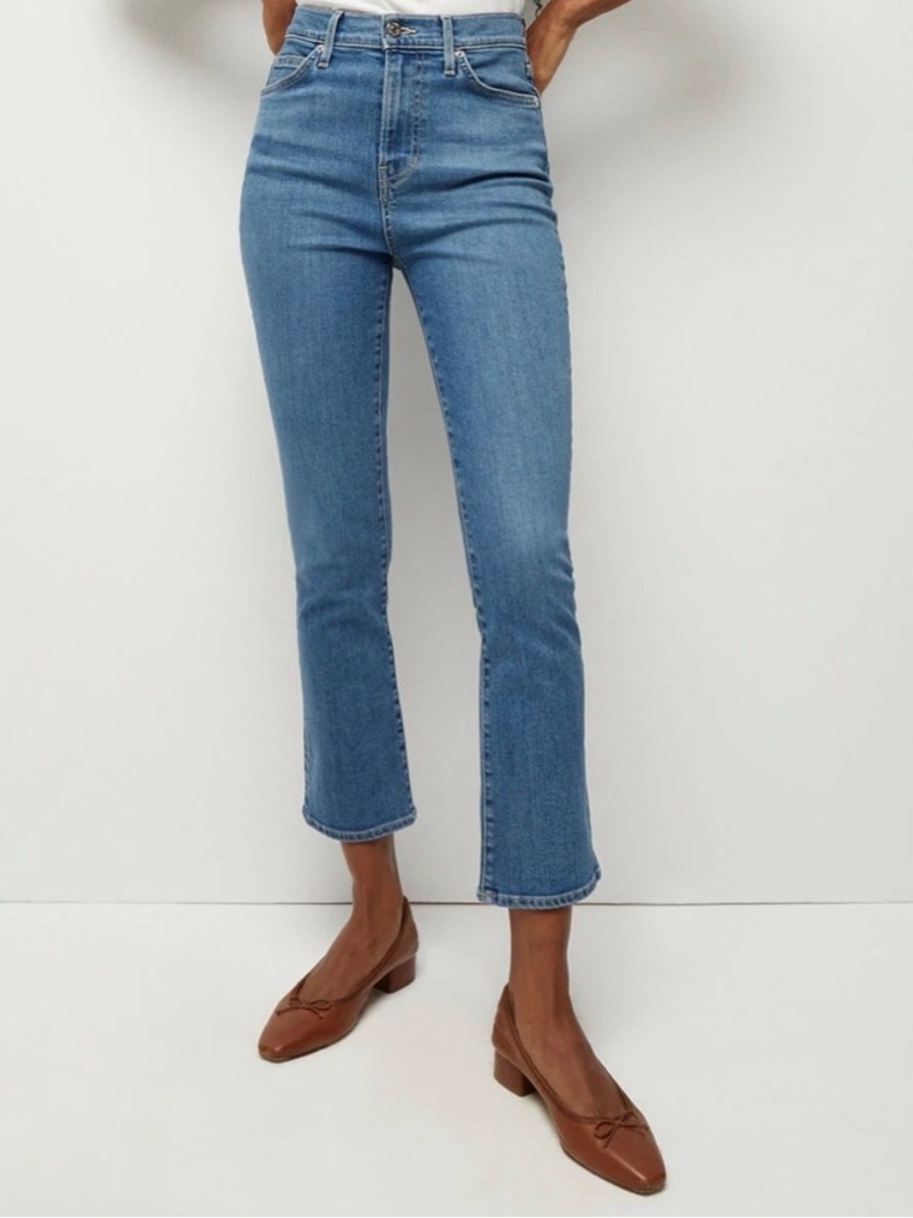 Veronica Beard Carly Kick Flare High-Rise Jeans, 25